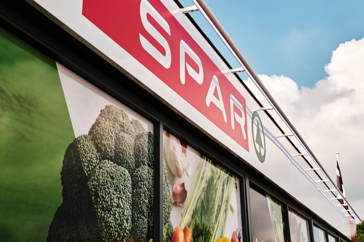 retail roulette in-store customer engagement kiosk inside spar convenience store